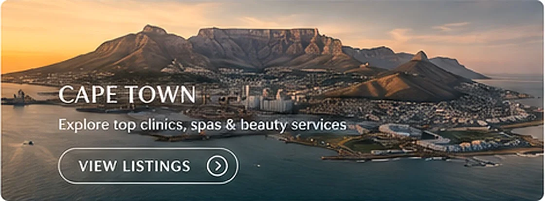 Cape Town skyline and Table Mountain at golden hour